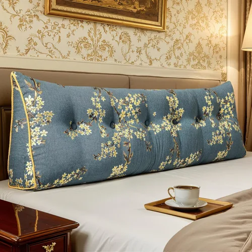 Almohada WOWMAX grande de apoyo con forma triangular, almohada con forma de cuña para respaldo o lectura, cabecero para el día de la Madre, para la