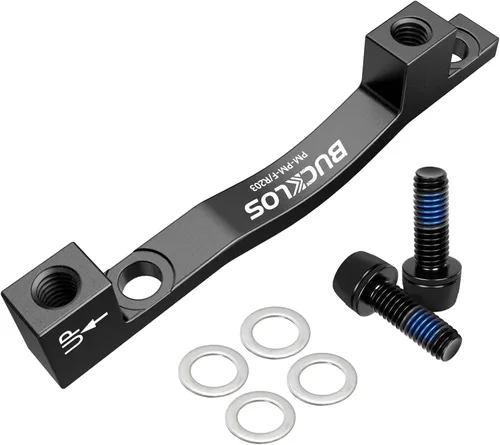 Miniatura 14 de BUCKLOS PM/es Adaptador de montaje de pinza de freno de disco delantero 180/7.992 in Accesorios de piezas de engranajes, adaptador de rotor