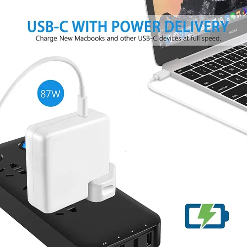 Miniatura 3 de Adaptador de Carga de Corriente AC para Mac SEOYO, Enchufe de Pared Cabeza de Pato del Reino Unido, Convertidor SEOYO Cargador de Viaje Adaptador