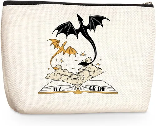 Miniatura 26 de Wenboco Bolsa de cosméticos con temática de ratón de dibujos animados para mujeres, cumpleaños, esta chica corre en aperitivos, bolsa de maquillaje