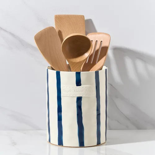 Miniatura 13 de JIEMEI HOME Soporte para Utensilios de Cocina, Recipiente de Cerámica Grande Estable de 7.2" para Utensilios de Encimera, Organizador de Utensilios