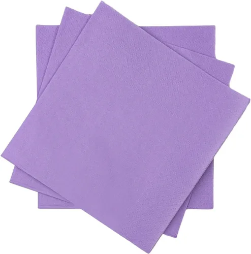 Miniatura 23 de Servilletas de cóctel azules 6 colores 5 * 5 pulgadas servilletas desechables de papel para cóctel, boda, cena, fiesta de cumpleaños, postre, vino