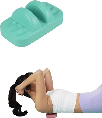 Dos rieles ABS (menta) - Parte inferior de la espalda, cintura, alivio del dolor de hombro. Masaje profundo de tejido y corrección de postura.