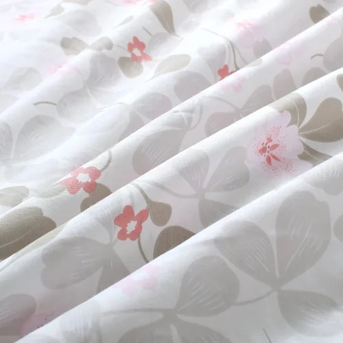 Miniatura 6 de Swanson Beddings Juego de ropa de cama de 2 piezas 100% algodón floral rosado: funda nórdica y una funda de almohada (individual)