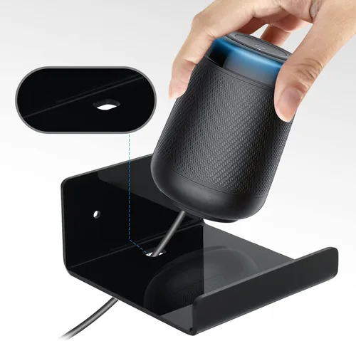 Miniatura 4 de Paquete de 3 estantes flotantes pequeños de acrílico para almacenamiento en pared, mini estante adhesivo de 4 pulgadas para sala de estar, baño