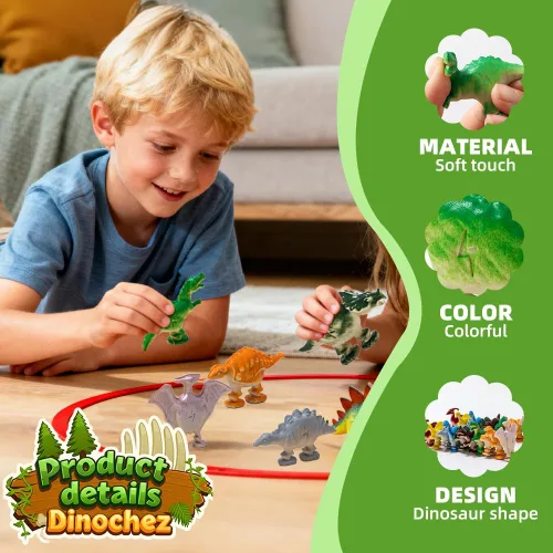Miniatura 3 de Juego de ajedrez magnético con piedras, juego de ajedrez magnético con cuerda, juegos de roca magnética de dinosaurios, juego de cuerda magnética