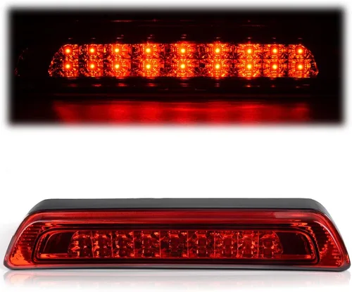 Miniatura 15 de G-PLUS Tercera tercera luz de carga de freno compatible con Nissan Frontier Pickup 2001-2004 Centro de techo trasero de montaje alto Lámparas 01-04