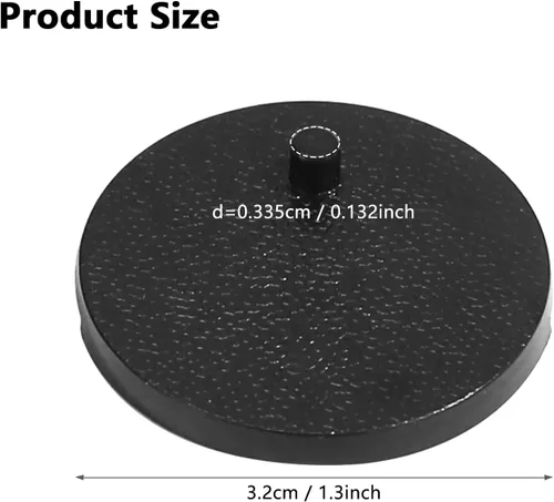 Miniatura 3 de SIXPOINTS 70 piezas de soporte para figuras de acción de 6 pulgadas, base de plástico negro, soportes de soporte de modelo compatibles con figuras