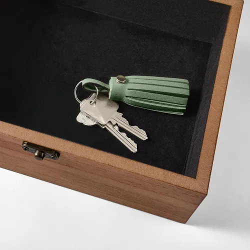 Miniatura 6 de Let's Make Memories Caja de recuerdos de madera personalizada con tapa con bisagras, caja de recuerdos de madera, almacenamiento decorativo