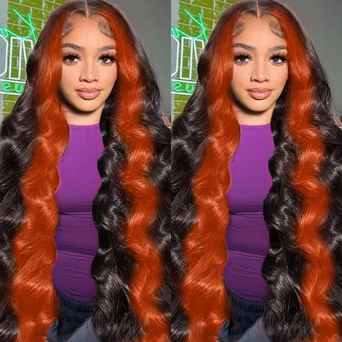 Miniatura 9 de Pelucas de cabello humano con encaje frontal 360 con cabello de bebé, pelucas de encaje frontal HD, densidad del 200%, pelucas de encaje frontal 360