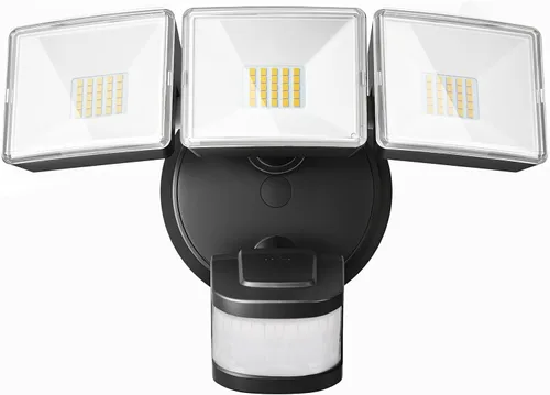 Miniatura 9 de OREiN Luz de inundación con sensor de movimiento al aire libre, luz de seguridad LED de 26W 3500LM, detección de 240° 40 pies, modos de anochecer a