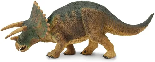 Safari Ltd. Triceratops - Figura detallada de dinosaurio de 8 pulgadas, juguete educativo para niños, niñas y niños a partir de 3 años