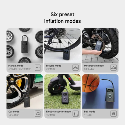 Miniatura 3 de Xiaomi Compresor de aire eléctrico portátil Mi 2