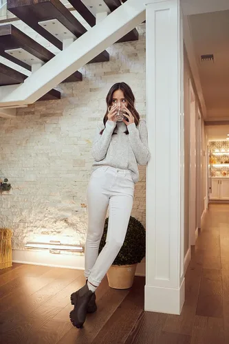 Miniatura 4 de KHAKI & BLUE Cali1850 - Jeans ajustados para mujer, elásticos, suaves, de tiro alto, cómodos, casuales