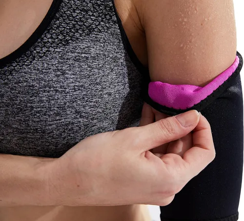 Recortador de brazos para hombre y mujer, manga de compresión adelgazante, quemador lejano de brazo, moldeador de sauna de neopreno caliente para