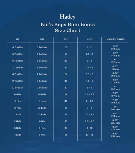 Miniatura 6 de Hatley Boy's Kids Printed Rain Boots