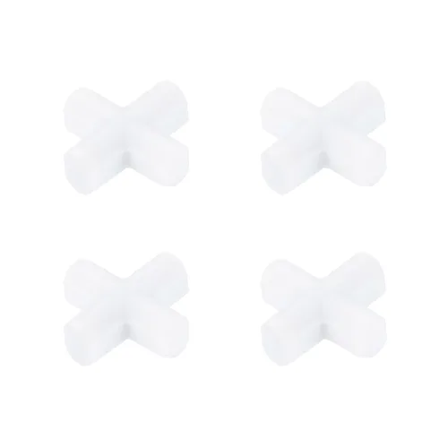 MECCANIXITY Agitador magnético mezclador barra de agitación 10 mm (0.39 ") x10mm forma de cruz PTFE imán de revestimiento blanco para laboratorio 4