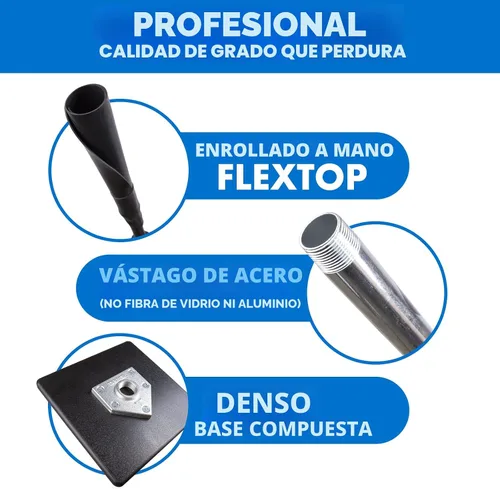 Miniatura 6 de Tanner Tee The Original Batting Tee – Tee de bateo profesional ajustable para béisbol y softbol, eje de acero, base compuesta, parte superior