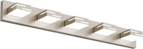 Miniatura 11 de Lámparas LED modernas para tocador de baño, 4 luces, 5CCT, regulables, color negro mate, para accesorios de iluminación de baño sobre espejo