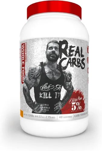 Miniatura 9 de 5% Nutrition Rich Piana - Carbohidratos reales con polvo de carbohidratos complejos alimenticios reales, energía glucémica baja de larga duración