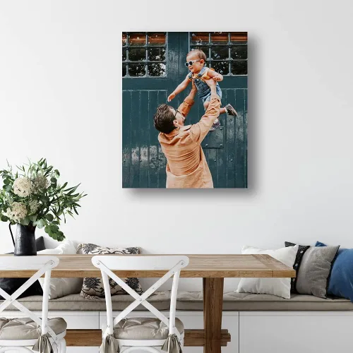 Miniatura 3 de wall26 Arte de pared personalizado de foto a lienzo, personaliza tu foto en lienzo, impreso digitalmente (8 x 10 pulgadas)
