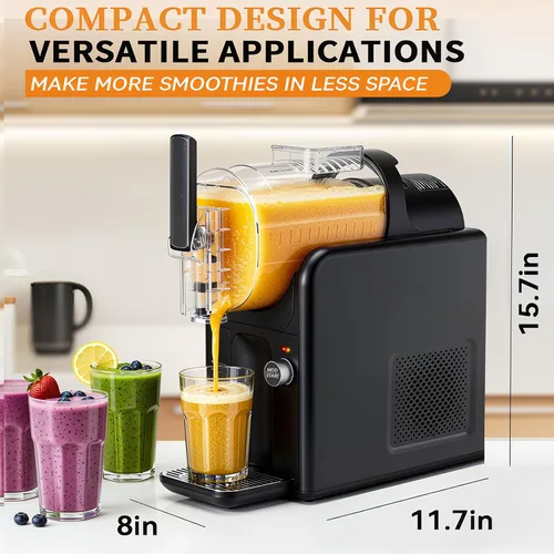 Miniatura 6 de Máquina de granizado 5 en 1 para el hogar, no necesita hielo, máquina de bebidas congeladas con alfombrilla antideslizante, máquina de granizado