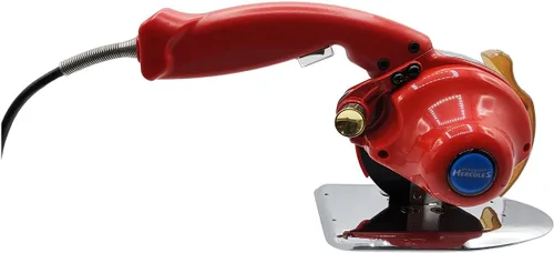Miniatura 3 de Hercules HRK-100 - Cortadora rotativa y eléctrica de 5 velocidades para tela, cuero y tejidos naturales y sintéticos, con cuchilla redonda de 4