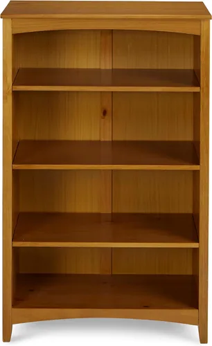 Miniatura 26 de Camaflexi Estantería estilo Shaker de 4 estantes, madera maciza, 48 pulgadas de alto, estantería ajustable, parte trasera cerrada, estantería