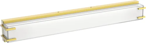 Miniatura 11 de Luz de baño LED sobre espejo de 16" con pantalla de lámpara blanca lechosa 4000K, acabado cromado de luz diurna, barra de baño (cromado)