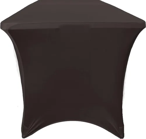 Miniatura 5 de YOUR CHAIR COVERS - Paquete de 2 manteles de mesa elásticos de elastano para mesas rectangulares de 6 pies, 72 pulgadas de largo x 30 pulgadas