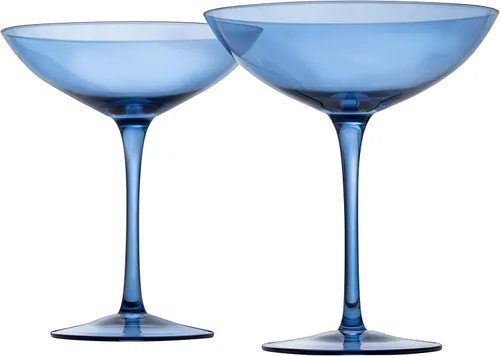 Miniatura 3 de The Wine Savant Champagne Coupes - Copas de champán coloridas de 12 onzas, Prosecco, juego de copas de mimosa, juego de copas de cóctel, cristalería