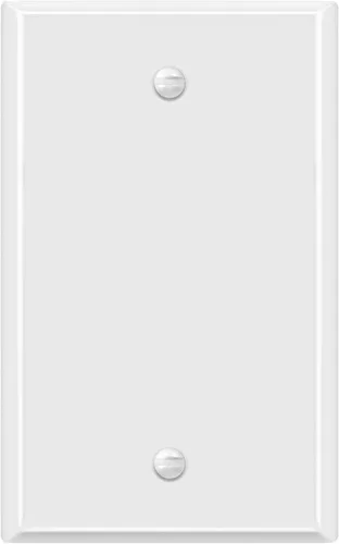 Miniatura 15 de ENERLITES Placa de Pared Metálica para Dispositivo Ciego, Resistente a la Corrosión, Tamaño 1-Gang 4.50" x 2.76", Acero Inoxidable 201, 7701-AB