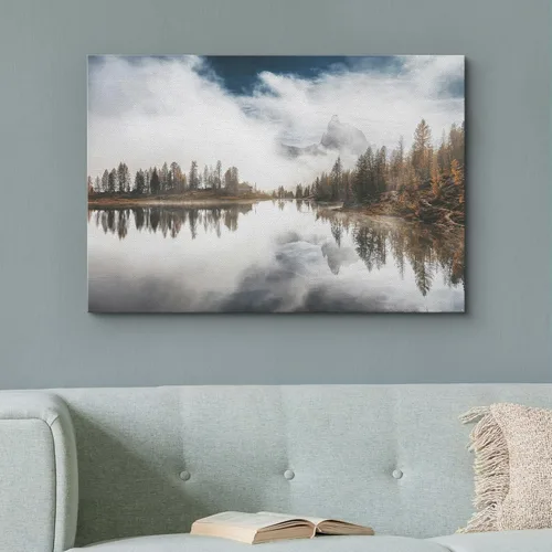 Miniatura 62 de Impresiones en lienzo para pared, hermoso paisaje/paisaje, puesta de sol sobre campo de trigo, arte moderno para decoración del hogar/arte de pared