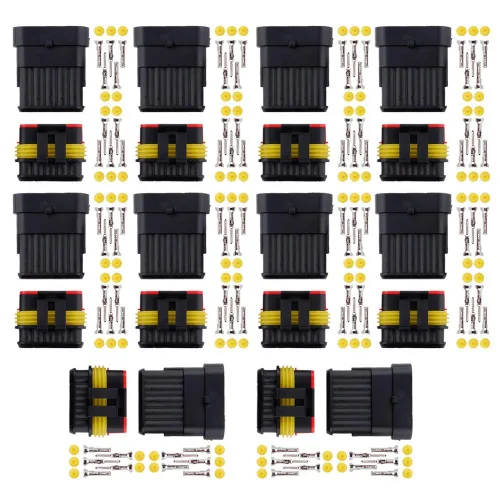 Miniatura 13 de MUYI - Conector de terminal de serie de cable impermeable de 1.5mm (Conector de 1-4 pines (384 piezas))