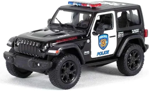 Miniatura 3 de KiNSMART - Jeep Wrangler Rubicon Off Road 4 x 4 5 pulgadas, escala 1:34, modelo de réplica de auto de juguete