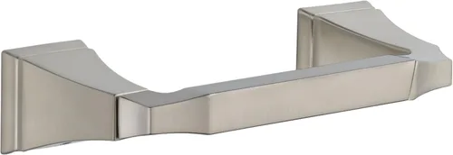 Delta Soporte de papel higiénico giratorio | Acero inoxidable brillante | Montaje en pared | Accesorios de baño Dryden