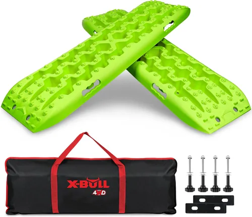 Miniatura 9 de X-BULL Nuevas Pistas de Tracción de Recuperación Arena Barro Nieve Escalera para Neumáticos 4WD (Naranja, 3gen)