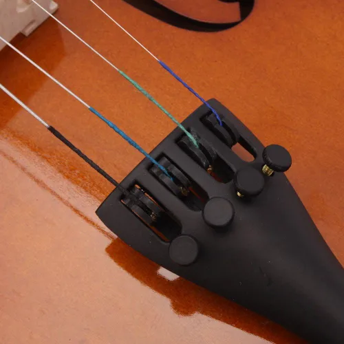 Miniatura 2 de Ktaxon Violín para estudiantes principiantes, violines acústicos 4/4, kit de violín de tamaño completo con estuche, arco, colofonia, adultos Natural