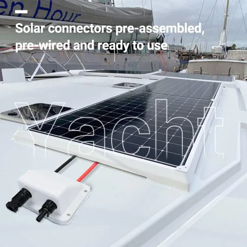 Miniatura 7 de Glándula de entrada de cable solar Slocable, carcasa de entrada de doble cable IP68 resistente a los rayos UV para proyecto solar en RV, barco