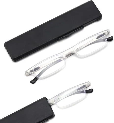 Miniatura 11 de Lentes de lectura plegables ultraligeros para mujeres y hombres, TR90, bloqueo de luz azul, anti UV, fatiga ocular, plegables, compactos, Negro