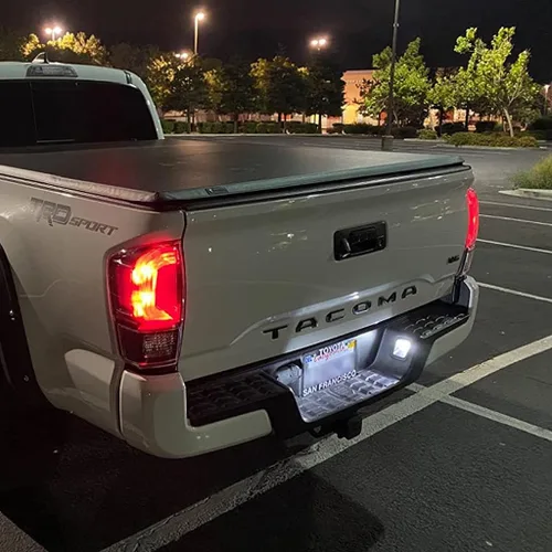 Miniatura 7 de Yoper Kit de luz LED para mapa de cúpula interior, compatible con placa de espejo de tocador Toyota Tacoma 2016-2021, blanco brillante 6000K