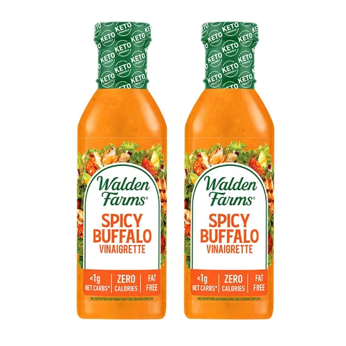 Miniatura 62 de Walden Farms Vinagreta de Tomate Seco al Sol – Aderezo sin calorías, bajo en carbohidratos, apto para dieta keto, vegano, sin azúcar con rico sabor