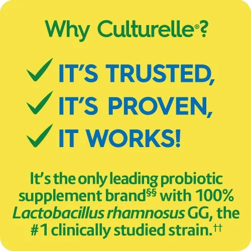 Miniatura 6 de Culturelle Health & Wellness Probiótico diario para mujeres y hombres, 30 unidades, 15 mil millones de UFC y una cepa probiótica probada que apoya