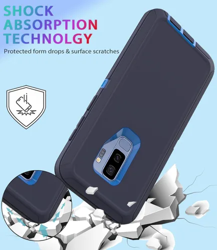 Miniatura 3 de Funda protectora a prueba de golpes para Samsung Galaxy S9 Plus, 6.2 pulgadas (negro)