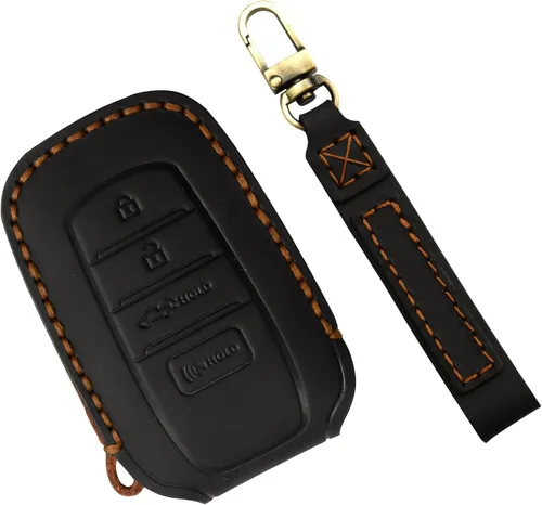 Miniatura 8 de Funda para Llavero para Accesorios Toyota Tundra 2022-2024 2025 2026, para Tacoma 2024 2025 2026 Cubierta de Llavero de Cuero, para Camry 2025 2026