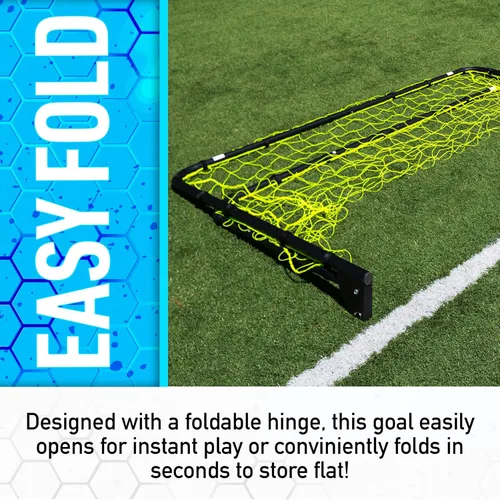 Miniatura 60 de Franklin Sports Porterías de fútbol de competición – Porterías de fútbol de acero portátiles para patio trasero – Portería de fútbol para adultos +