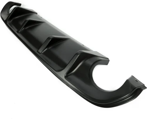 Miniatura 5 de HECASA Difusor trasero compatible con Infiniti Q50 2014-2017 parachoques alerón divisor plástico negro