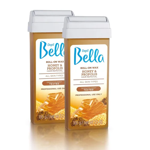 Miniatura 9 de Depil Bella Rollo de cera depilatoria con miel y propóleos Depilación corporal, cartucho de cera para depilación Para hombres y mujeres Auto