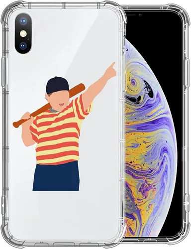 Miniatura 46 de CARLOCA Compatible con funda para iPhone SE 2020, funda para iPhone 8 para niñas, diseño transparente con patrón de lucha de béisbol de niños