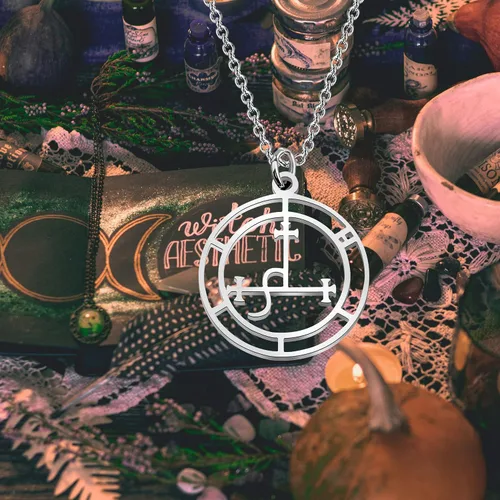 Miniatura 6 de Lywjyb Birdgot Sello de Lilith - Collar con sello de Lilith collar pagano joyería de mitología regalo de brujería pagano de Sello de Lilith Metal